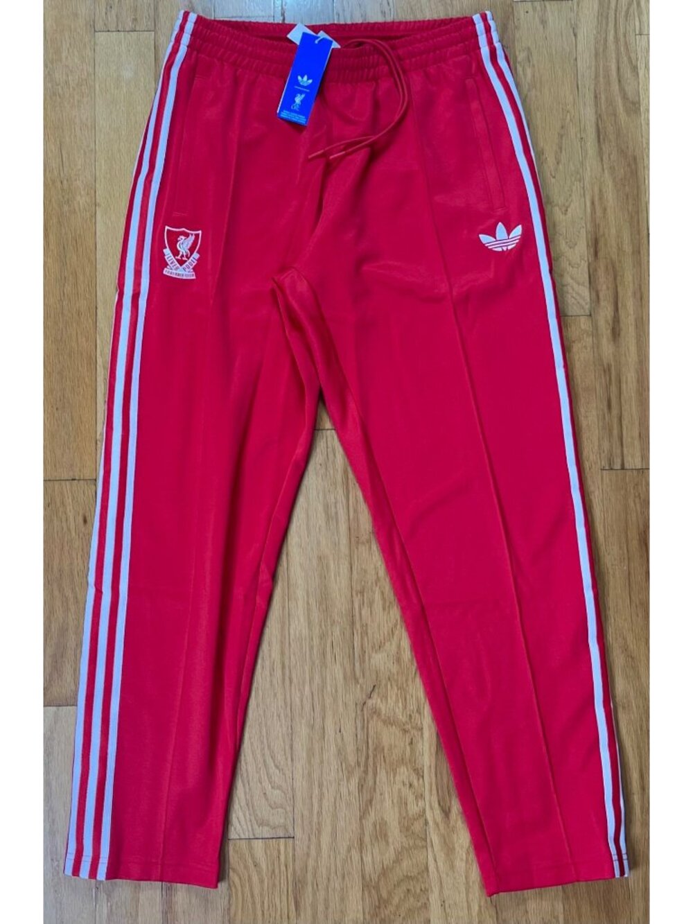 Adidas Originals Liverpool FC Ruby Red Track Pants JZ0139 - Men’s 2XL - NWT $90